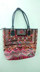 Embroidered Leather Bag